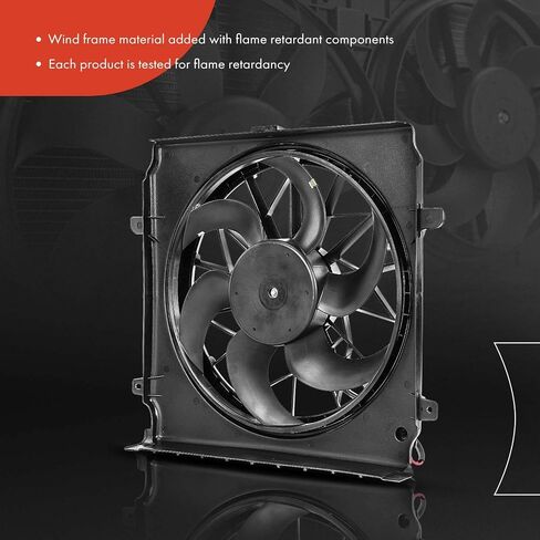 A-Premium Engine Radiator Cooling Fan Assembly Compatible with Select Jeep Models - Liberty 2004-2005 in Saudi Arabia