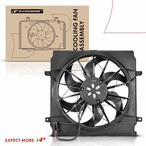 A-Premium Engine Radiator Cooling Fan Assembly Compatible with Select Jeep Models - Liberty 2004-2005 in Saudi Arabia