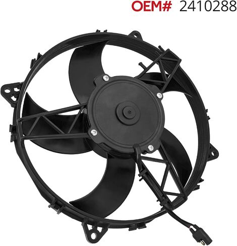 JAVIK Radiator Cooling Fan Fit for Polaris Sportsman 700 600 2002-2003，OEM# 2410288 in Saudi Arabia