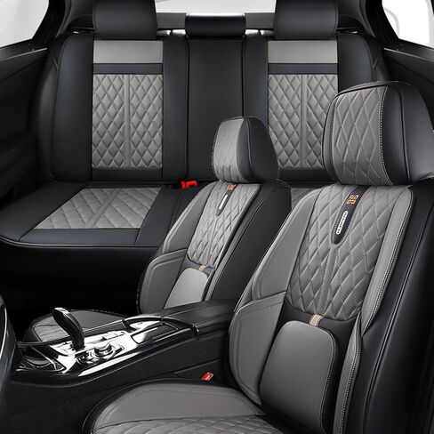 Car Seat Covers for Lexus GS350 (2006-2020),Luxurious Leather, Water-Resistant and Abrasion-Resistant,5-Seat Full Set, Seats,Protect and Upgrade Interiors,Airbag Compatible in Saudi Arabia