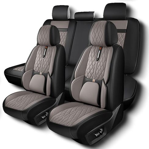 Car Seat Covers for Lexus GS350 (2006-2020),Luxurious Leather, Water-Resistant and Abrasion-Resistant,5-Seat Full Set, Seats,Protect and Upgrade Interiors,Airbag Compatible in Saudi Arabia