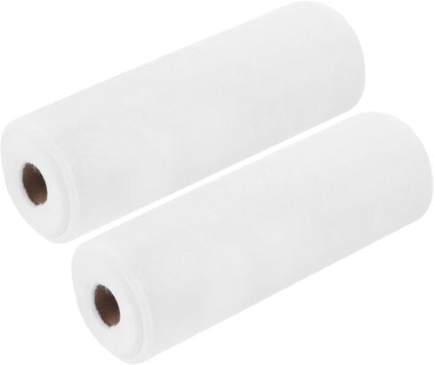 4-Rolls Flower Water Absorbent Cotton, 11.8x118 Inch/ 30cmx3 Meters Fresh Flower Water Retainer Cotton for Florist Supplies, Flower Water Tube Replacement [White] in Saudi Arabia
