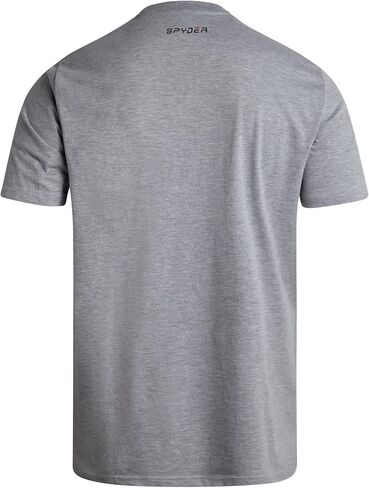 Spyder Mens Graphic T-Shirts - Soft Cotton Blend Classic Crewneck Short Sleeve Shirts for Men, Casual Shirts for Daily Wear in Saudi Arabia