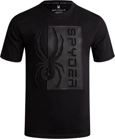 Spyder Mens Graphic T-Shirts - Soft Cotton Blend Classic Crewneck Short Sleeve Shirts for Men, Casual Shirts for Daily Wear in Saudi Arabia