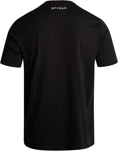 Spyder Mens Graphic T-Shirts - Soft Cotton Blend Classic Crewneck Short Sleeve Shirts for Men, Casual Shirts for Daily Wear in Saudi Arabia