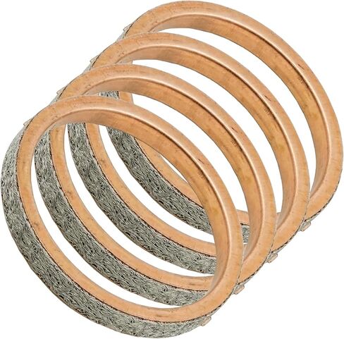 Caltric 4 Muffler Pipe Gaskets Compatible with Suzuki Gsx-1300R Hayabusa 1999-2009 2011-2015 in Saudi Arabia