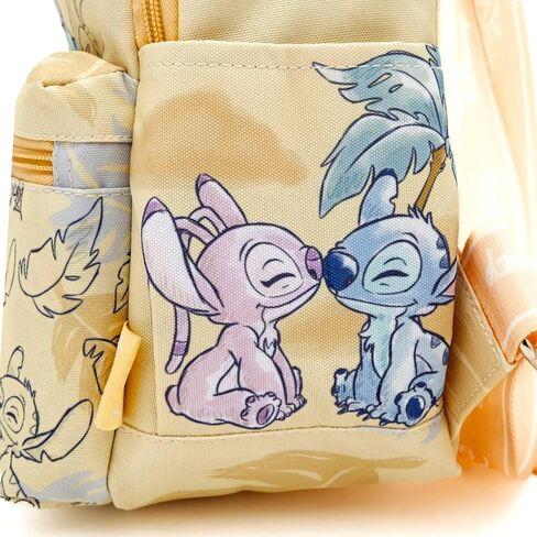 Stitch Mini Backpack for Kids Set - Bundle with 13" Disney Bag with Front Pocket and Water Bottle | Disney Lilo and Stitch Backpack Purse in Kuwait