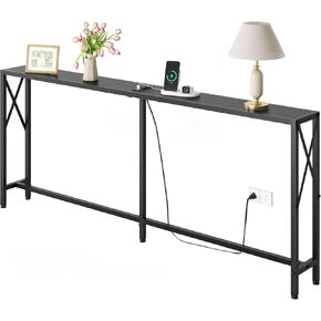 طاولة وحدة التحكم، طاولة أريكة ضيقة مقاس 68.5 بوصة، خلف طاولة الأريكة، طاولة المدخل، طاولة أريكة صناعية للممر، غرفة المعيشة، غرفة النوم، طاولة وحدة تحكم طويلة in Kuwait