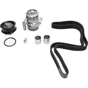 مجموعة حزام توقيت Garage-Pro مع Idlers و Tensioner ، ومضخة المياه وحشية تناسب استبدال DoHC 2.0L لفولكس واجن Jetta 2006 2007 2008 Audi A4 Quattro 2005-2009 in Kuwait