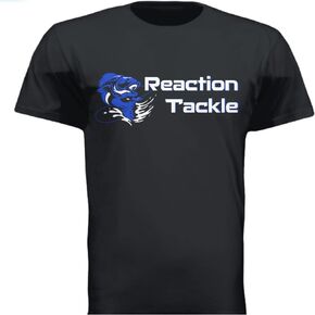 Reaction Tackle T-Shirt – Short & Long Sleeve Fishing Shirts with Logo – Soft Cotton/Poly Blend in Kuwait