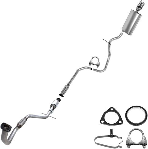 Northeastern Exhaust | EPA Approved Catalytic Resonator Muffler Exhaust Kit Compatible with Chevy Cavalier Pontiac Sunfire 1999-2002 2.2L in Saudi Arabia