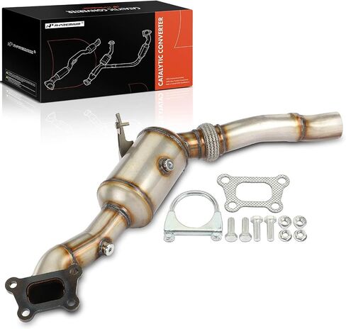 A-Premium Left Catalytic Converter Kit Direct-Fit Compatible with Cadillac CT6 2016 2017 2018, 3.6L, EPA Compliant in Saudi Arabia