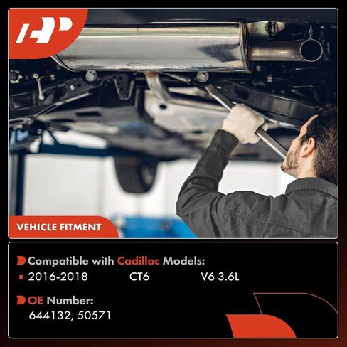 A-Premium Left Catalytic Converter Kit Direct-Fit Compatible with Cadillac CT6 2016 2017 2018, 3.6L, EPA Compliant in Saudi Arabia