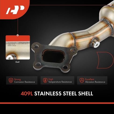 A-Premium Left Catalytic Converter Kit Direct-Fit Compatible with Cadillac CT6 2016 2017 2018, 3.6L, EPA Compliant in Saudi Arabia