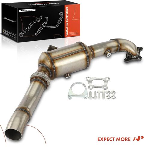 A-Premium Left Catalytic Converter Kit Direct-Fit Compatible with Cadillac CT6 2016 2017 2018, 3.6L, EPA Compliant in Saudi Arabia