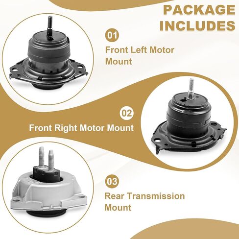 Partsflow Engine Motor & Trans Mount Fits 2011 2012 2013 2014 2015 2017 2018 2018 2019 Jeep Grand Cherokee 3.6L 5.7L 3280 3297 RWD استبدال A5611 A5611 A5488 in Kuwait