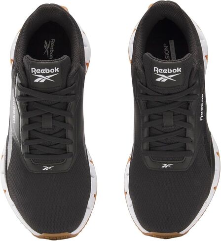 Reebok Women's Zig Dynamica STR Sneaker, Black/White/Silver Metallic, 6.5 in Saudi Arabia
