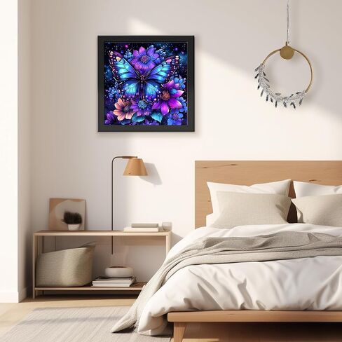 Tostog Cherry Blossom Diamond Paintings Kits للبالغين ، مجموعات فنون DIY 5D Flower Diamond للبالغين ، طقم لوحات ماس ​​غابات Pink Fore الكاملة للزخرفة الفنية الجدار المبتدئين 12 * 16 بوصة. in Kuwait