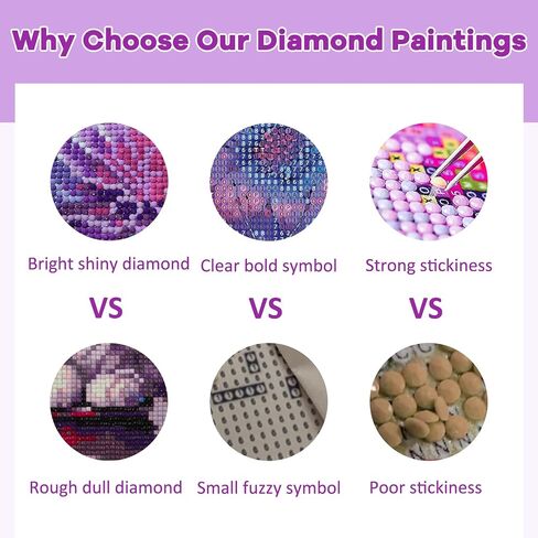 Tostog Cherry Blossom Diamond Paintings Kits للبالغين ، مجموعات فنون DIY 5D Flower Diamond للبالغين ، طقم لوحات ماس ​​غابات Pink Fore الكاملة للزخرفة الفنية الجدار المبتدئين 12 * 16 بوصة. in Kuwait