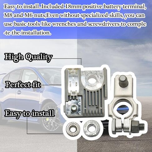 تتوافق محطة فتيل البطارية الإيجابية لـ Subaru Crosstrek Forester Legacy Impreza WRX STI ، 80 AMP Fuselink و Bratey Terminal Presention لـ 82211AG150 81608YC000 81608AG020 in Saudi Arabia
