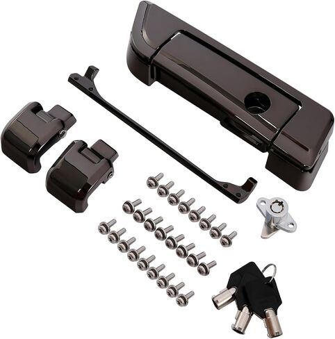 SLMOTO Motorcycle Tour Pack Trunk Hinges Latch Kit Fits For Harley Touring Models Road King Road Glide Street Glide Ultra Limited 2014-2023 Electra Glide 2014-2022 CVO Limited FLHTKSE 14-20 in Saudi Arabia