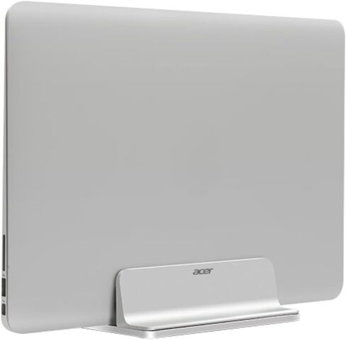 acer Dual Vertical Laptop Stand, Upright Desktop Stand Holder with Adjustable Dock (Up to 15.7''), Aluminum Laptop Rack Storage Desk Organizer for Tablet, MacBook/Samsung/HP/Dell/Chrome Book in Saudi Arabia