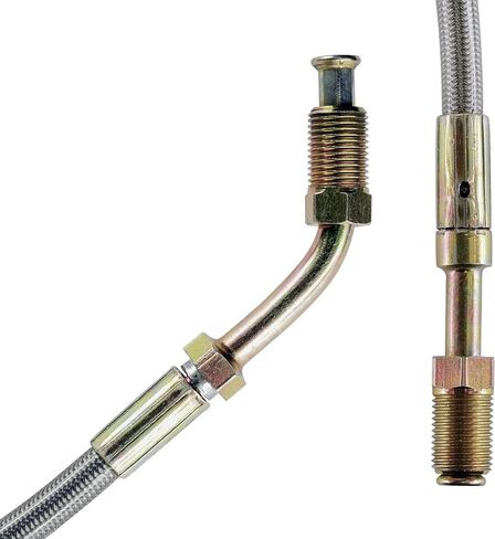 Caltric Front Left Brake Line with Fittings Compatible With Polaris Magnum 425L 2x4 4X4 6X6 1995 1996 1997 1998 in Saudi Arabia