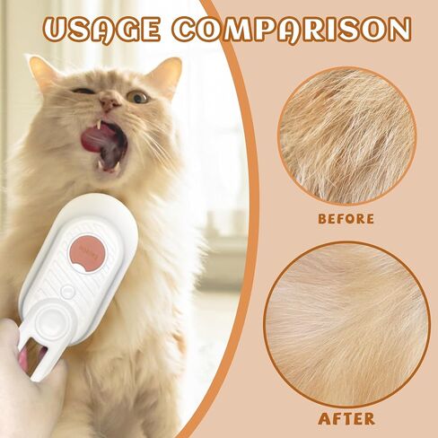 Spritz Defur Comb for Cats, New 3-in-1 Cat Steam Brush for Massaging and Cleaning Shedding Pets, Comb For Long and Short Hair Cats and Dogs Grooming Tool (Purple) in Saudi Arabia