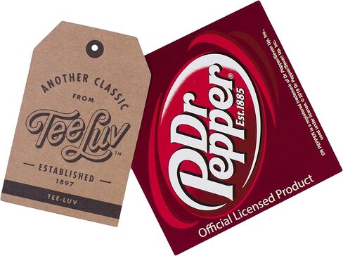 Tee Luv Men's Retro Drint Dr Pepper Ringer Tee Shirt in Saudi Arabia