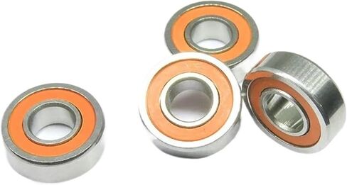 10pcs SMR125C 2OS Hybrid Ceramic Bearing 5x12x4 SM125 2RS Ceramic Bearing 5 * 12 * 4 Reel Bearing MR125RS Hobby Electric RC Bearing(SMR115C-2OS 5x11x4mm) in Saudi Arabia