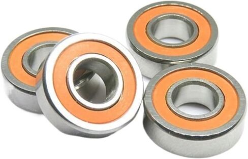 10pcs SMR125C 2OS Hybrid Ceramic Bearing 5x12x4 SM125 2RS Ceramic Bearing 5 * 12 * 4 Reel Bearing MR125RS Hobby Electric RC Bearing(SMR115C-2OS 5x11x4mm) in Saudi Arabia