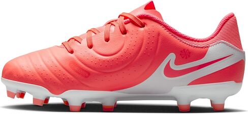 Nike Jr. Tiempo Legend 10 Academy Little/Big Kids Multi-Top-Top Soilds (DV4348-800 ، الحمم البركانية الساخنة/البيضاء) in Saudi Arabia