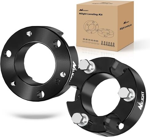 Nilight 2.5 inch Front Leveling Kit Lift Strut Spacers for 2006-2023 Dodge Ram 1500 4WD 2018 2019 2020 2021 2022 2023 Front Raise Suspension Strut Spacers in Kuwait