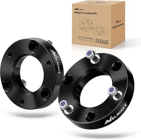 Nilight 2.5 inch Front Leveling Kit Lift Strut Spacers for 2006-2023 Dodge Ram 1500 4WD 2018 2019 2020 2021 2022 2023 Front Raise Suspension Strut Spacers in Kuwait