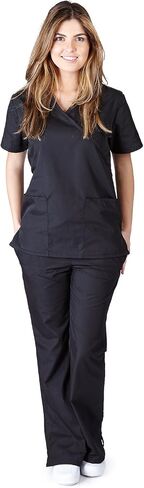 Natural Uniforms Women's Mock Wrap Scrub Set in Saudi Arabia