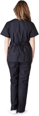 Natural Uniforms Women's Mock Wrap Scrub Set in Saudi Arabia