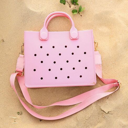 EVA Beach Bag Tote for Women, Waterproof Sandproof Lightweight, Quick-Dry Gym Swim Travel Bag 10.9x8.5x3in in Kuwait