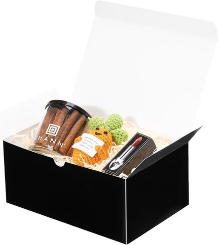 UnicoPak 6 Pack 9x6x4 Gift Boxes White Gift Boxes with Lids for Presents White Boxes Bulk for Gifts Birthday Wedding Bridesmaid Proposal Valentine Holiday Christmas in Kuwait