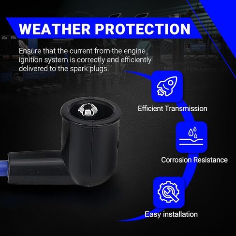 4PCS RC-FX101 Sparkplug Wire Kit لعام 2005-2011 Subaru Legacy Impreza Forester Outback/Saab 9-2x يستبدل# 55004 FX101 175-6219 in Kuwait