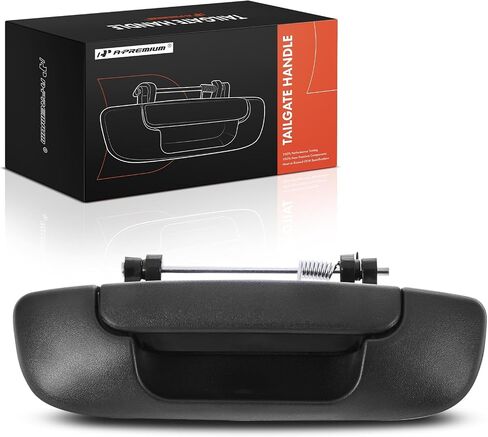 A-Premium Upgraded Metal Tailgate Handle Compatible with 2002-2008 Dodge Ram 1500 & 2003-2009 Ram 2500 Ram 3500 - Textured Black Latch Handle, Replace# 55276237AA in Saudi Arabia