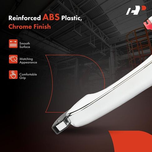 A-Premium Front Driver Side Exterior Door Handle with Keyhole Compatible with Chrysler 300 2005-2010 & Dodge Magnum 2005-2008, Chrome, Replace# 4589009AG, 4589009AH in Saudi Arabia