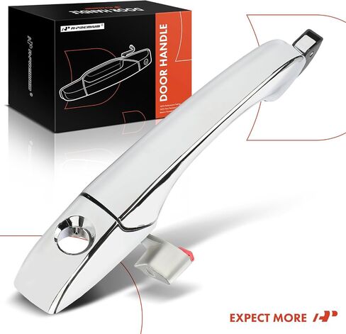 A-Premium Front Driver Side Exterior Door Handle with Keyhole Compatible with Chrysler 300 2005-2010 & Dodge Magnum 2005-2008, Chrome, Replace# 4589009AG, 4589009AH in Saudi Arabia