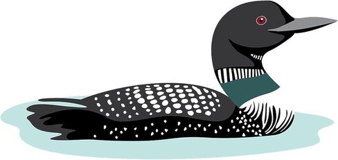 تصحيح بقع Cafepress Great Northern Loon ، 4 "x2" رقعة زين الجدة المطبوعة in Saudi Arabia
