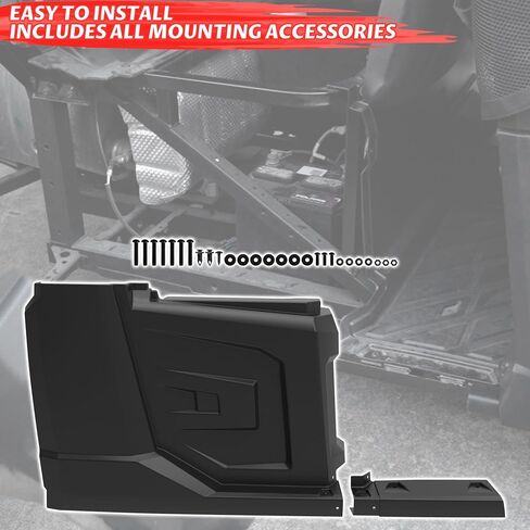 Sautvs الأسود الخلفي الظهر اليمنى مع الروك ل Polaris Ranger Crew 570 XP 570 بحجم كامل/حارس الطاقم XP 900/Ranger Crew XP 1000/Ranger Crew Diesel 2014-2019 (الجانب الخلفي الأيمن ، استبدل #5450360-070) in Saudi Arabia
