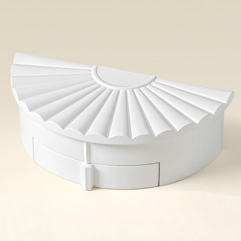 Jewelry Box with Mirror, Jewelry Organizer with Drawer, Multiple Storage Compartments, Slots for Necklaces, Earrings, and Bracelets in Kuwait
