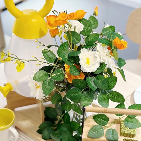 100 Pcs Artificial Green Leaves Rose Leaves Decoration,Bridal Wreath Decor,Wedding Party Birthday Proposal Decorations, Wreath Leaves/Green Leaves/Loose Leaves/Rose Leaves (green1) in Saudi Arabia