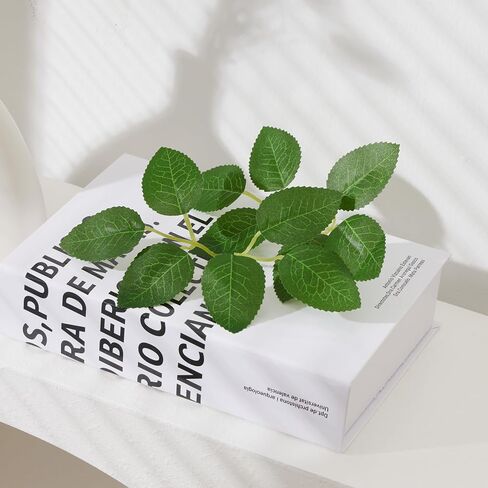 100 Pcs Artificial Green Leaves Rose Leaves Decoration,Bridal Wreath Decor,Wedding Party Birthday Proposal Decorations, Wreath Leaves/Green Leaves/Loose Leaves/Rose Leaves (green1) in Saudi Arabia