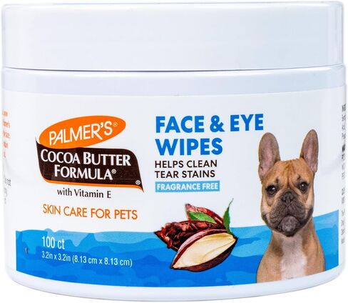 Palmer's for Pets Palmer's for Pets Facial Cleansing Pads with Cocoa Butter 100ct; Small Face Wipes for Dogs with Vitamin E and Cocoa Butter, Dog Eye Cleaning Wipes in Saudi Arabia