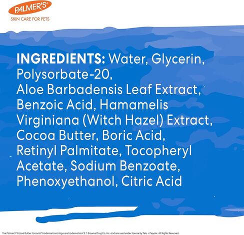 Palmer's for Pets Palmer's for Pets Facial Cleansing Pads with Cocoa Butter 100ct; Small Face Wipes for Dogs with Vitamin E and Cocoa Butter, Dog Eye Cleaning Wipes in Saudi Arabia