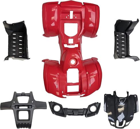 Redcap ATV Body Plastic Fender Kit لـ 110cc 125cc taotao tforce 135d 125d Peace Ata Coolster 3050d 3125r 3125xr8u 3125xr8 Kodiak-Hd Styl in Kuwait